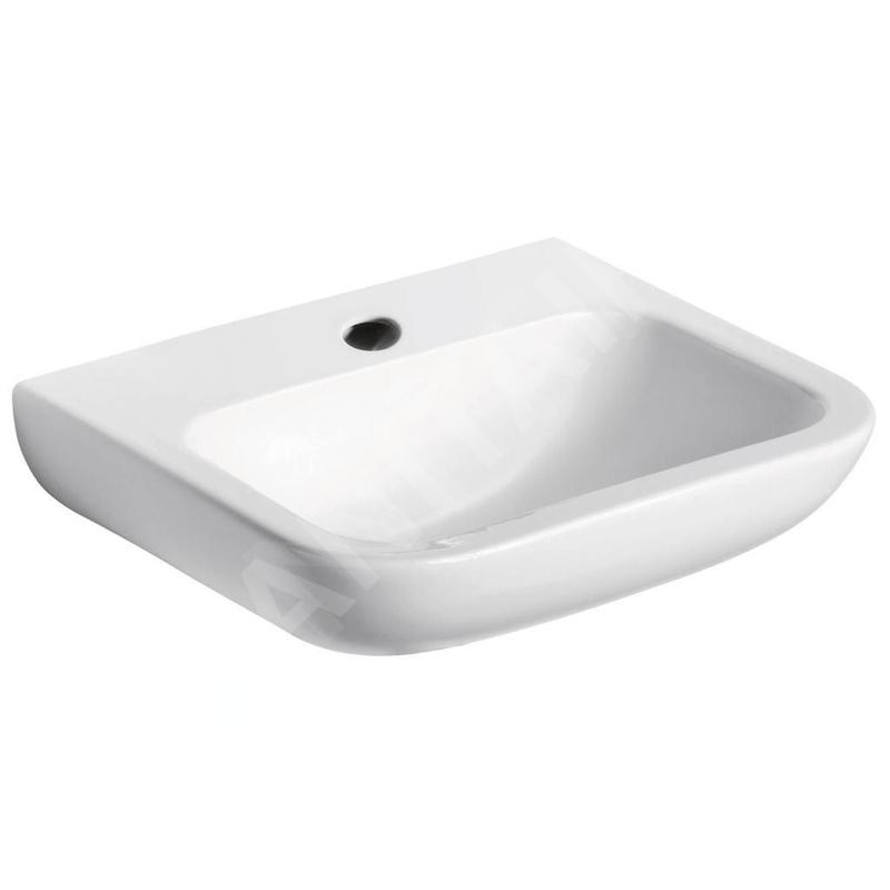 Ideal Standard Contour 21 - Lavabo 400x365 mm, 1 ouverture pour mitigeur, sans déversoir, blanc S240601