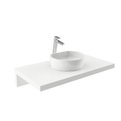 Ravak Moon - Vasque à poser, 400x355 mm, blanc XJN01300001