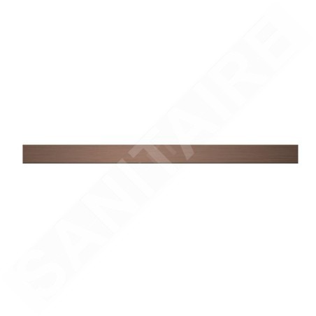 I-Drain DZIGNSTONE - Grille de conception pour baignoires Solid Linear, longueur 90 cm, cuivre DP.GS.K.0895