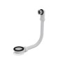 Alcadrain Accessoires - Ensemble de vidange de lavabo avec trop-plein, chromé A328CR Alcadrain Accessoires - Ensemble de vidange de lavabo avec trop-plein, chromé A328CR