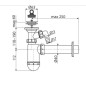 Alcadrain Siphons - Siphon de lavabo avec raccord, diamètre 40 mm, grille en acier inoxydable DN63 A41P Alcadrain Siphons - Siphon de lavabo avec raccord, diamètre 40 mm, grille en acier inoxydable DN63 A41P