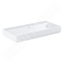 Grohe Cube Ceramic - Lavabo avec trop-plein, 1010x490 mm, PureGuard, blanc alpin 3938600H