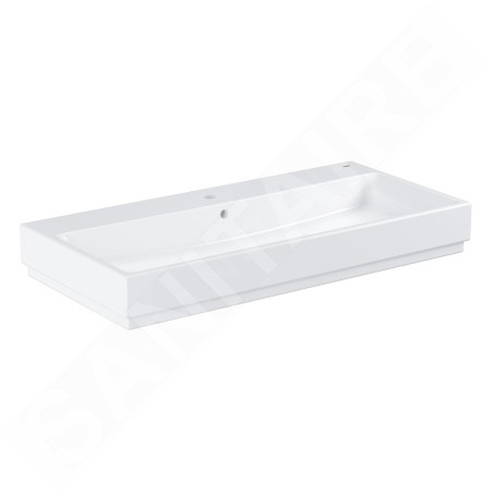 Grohe Cube Ceramic - Lavabo avec trop-plein, 1010x490 mm, PureGuard, blanc alpin 3938600H