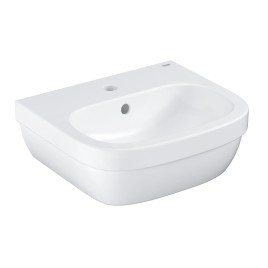 Grohe Euro Ceramic - Lave-mains avec trop-plein, 450x400 mm, PureGuard, blanc alpin 3932400H