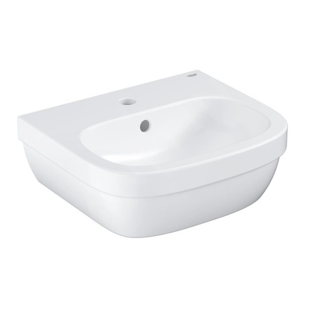 Grohe Euro Ceramic - Lave-mains avec trop-plein, 450x400 mm, PureGuard, blanc alpin 3932400H