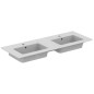 Ideal Standard Tempo - Double vasque, 1215x450 mm, avec trop-plein, blanc E053401 Ideal Standard Tempo - Double vasque, 1215x450 mm, avec trop-plein, blanc E053401