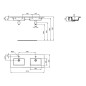 Ideal Standard Tempo - Double vasque, 1215x450 mm, avec trop-plein, blanc E053401 Ideal Standard Tempo - Double vasque, 1215x450 mm, avec trop-plein, blanc E053401