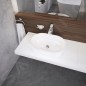 Ravak Solo - Lavabo sur plan, 580x400 mm, sans trop-plein, blanc XJX01358000 Ravak Solo - Lavabo sur plan, 580x400 mm, sans trop-plein, blanc XJX01358000