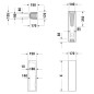 Duravit D-Code - Cache-siphon pour lavabo, blanc 08632700002