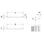 Duravit DuraStyle - Porte-serviettes pour lavabos DuraStyle 232080, 232580, 232680, chrome 0031061000 Duravit DuraStyle - Porte-serviettes pour lavabos DuraStyle 232080, 232580, 232680, chrome 0031061000