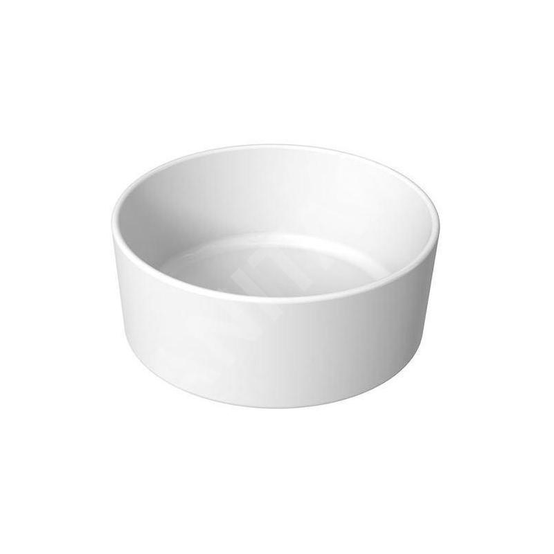 Jika Cubito Pure - Vasque à poser, diamètre 40 cm, sans trop-plein, Jika perla, blanc H8184201001121 Jika Cubito Pure - Vasque à poser, diamètre 40 cm, sans trop-plein, Jika perla, blanc H8184201001121