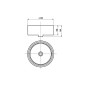 Jika Cubito Pure - Vasque à poser, diamètre 40 cm, sans trop-plein, Jika perla, blanc H8184201001121 Jika Cubito Pure - Vasque à poser, diamètre 40 cm, sans trop-plein, Jika perla, blanc H8184201001121