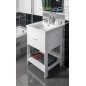 Aqualine Zuno - Lavabo 550x455 mm, avec 1 point d'amorçage, blanc 9055 Aqualine Zuno - Lavabo 550x455 mm, avec 1 point d'amorçage, blanc 9055