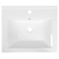 Aqualine Zuno - Lavabo 550x455 mm, avec 1 point d'amorçage, blanc 9055 Aqualine Zuno - Lavabo 550x455 mm, avec 1 point d'amorçage, blanc 9055
