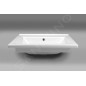 Aqualine Zuno - Lavabo 550x455 mm, avec 1 point d'amorçage, blanc 9055 Aqualine Zuno - Lavabo 550x455 mm, avec 1 point d'amorçage, blanc 9055