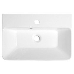 Sapho Thalie - Meuble-lavabo 550x370 mm, avec un trou pour robinet, blanc TH11055