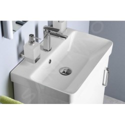 Sapho Thalie - Meuble-lavabo 550x370 mm, avec un trou pour robinet, blanc TH11055
