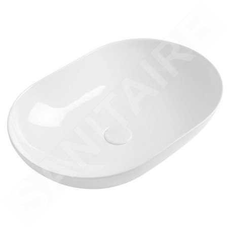 Sapho Lavabos - Lavabo Belisong 600x150x400 mm, sans trop-plein, blanc WH080