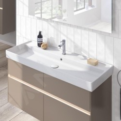 Villeroy & Boch Collaro - Meuble lavabo 1200x470 mm, avec trop-plein, trou de robinetterie, CeramicPlus, blanc alpin 4A33C5R1