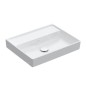 Villeroy & Boch Collaro - Lavabo 550x440 mm, sans trop-plein, sans trou de robinetterie, CeramicPlus, Stone White 4A3358RW