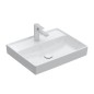 Villeroy & Boch Collaro - Lavabo 550x440 mm, sans trop-plein, trou de robinetterie, CeramicPlus, Stone White 4A3356RW Villeroy & Boch Collaro - Lavabo 550x440 mm, sans trop-plein, trou de robinetterie, CeramicPlus, Stone White 4A3356RW