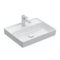 Villeroy & Boch Collaro - Lavabo 600x470 mm, sans trop-plein, trou de robinetterie, CeramicPlus, Stone White 4A3361RW Villeroy & Boch Collaro - Lavabo 600x470 mm, sans trop-plein, trou de robinetterie, CeramicPlus, Stone White 4A3361RW