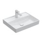 Villeroy & Boch Collaro - Lavabo 600x470 mm, sans trop-plein, trou de robinetterie, blanc alpin 4A336101 Villeroy & Boch Collaro - Lavabo 600x470 mm, sans trop-plein, trou de robinetterie, blanc alpin 4A336101