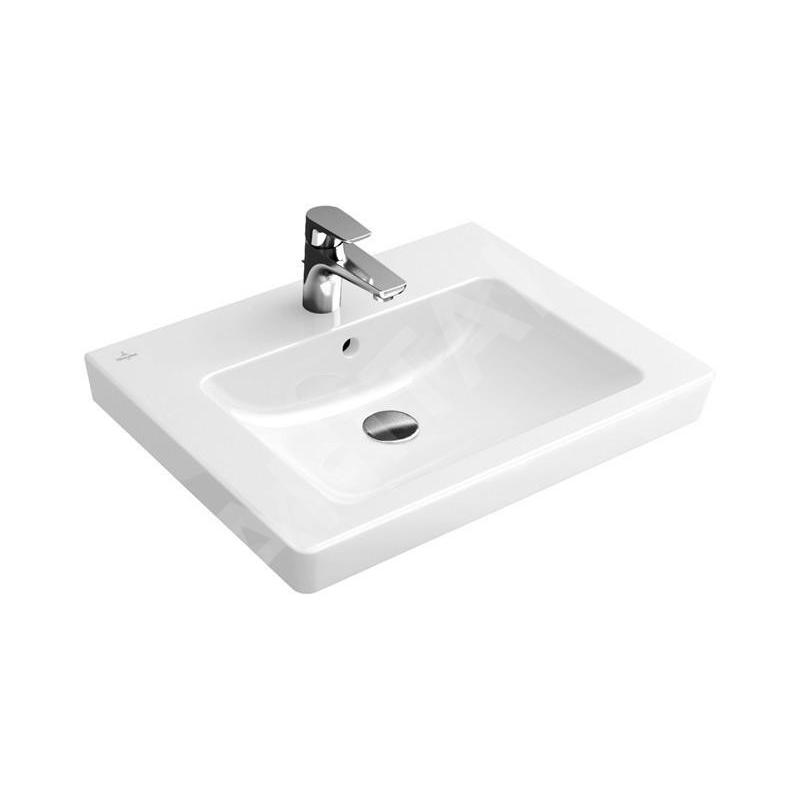 Villeroy & Boch Subway 2.0 - Lavabo 650x470 mm, avec trop-plein, trou de robinetterie, blanc alpin 7113KG01 Villeroy & Boch Subway 2.0 - Lavabo 650x470 mm, avec trop-plein, trou de robinetterie, blanc alpin 7113KG01