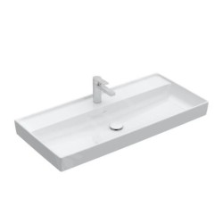 Villeroy & Boch Collaro - Meuble lavabo 1000x470 mm, sans trop-plein, trou de robinetterie, blanc alpin 4A33A201