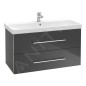 Villeroy & Boch Avento - Meuble lavabo 1000x470 mm, avec trop-plein, trou de robinetterie, blanc alpin 4156A501 Villeroy & Boch Avento - Meuble lavabo 1000x470 mm, avec trop-plein, trou de robinetterie, blanc alpin 4156A501