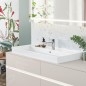 Villeroy & Boch Collaro - Meuble lavabo 1000x470 mm, avec trop-plein, trou de robinetterie, CeramicPlus, Stone White 4A331GRW Villeroy & Boch Collaro - Meuble lavabo 1000x470 mm, avec trop-plein, trou de robinetterie, CeramicPlus, Stone White 4A331GRW