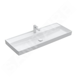 Villeroy & Boch Collaro - Meuble lavabo 1200x470 mm, sans trop-plein, trou de robinetterie, blanc alpin 4A33C201