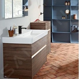 Villeroy & Boch Collaro - Meuble lavabo 1200x470 mm, sans trop-plein, trou de robinetterie, CeramicPlus, blanc alpin 4A33C2R1