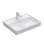 Villeroy & Boch Collaro - Meuble lavabo 600x470 mm, avec trop-plein, trou de robinetterie, CeramicPlus, Stone White 4A336GRW Villeroy & Boch Collaro - Meuble lavabo 600x470 mm, avec trop-plein, trou de robinetterie, CeramicPlus, Stone White 4A336GRW