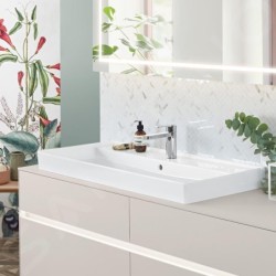 Villeroy & Boch Collaro - Meuble lavabo 800x470 mm, avec trop-plein, trou de robinetterie, blanc alpin 4A338G01