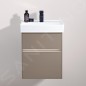 Villeroy & Boch Collaro - Meuble lave-mains 500x400 mm, avec trop-plein, un trou de robinetterie, CeramicPlus, blanc alpin
