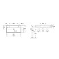 Villeroy & Boch Memento 2.0 - Double vasque 1000x470 mm, sans trop-plein, deux trous de robinetterie, blanc alpin 4A22A101 Villeroy & Boch Memento 2.0 - Double vasque 1000x470 mm, sans trop-plein, deux trous de robinetterie, blanc alpin 4A22A101