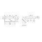 Villeroy & Boch Memento 2.0 - Double vasque 1000x470 mm, avec trop-plein, 2 trous de robinetterie, CeramicPlus, blanc alpin Villeroy & Boch Memento 2.0 - Double vasque 1000x470 mm, avec trop-plein, 2 trous de robinetterie, CeramicPlus, blanc alpin