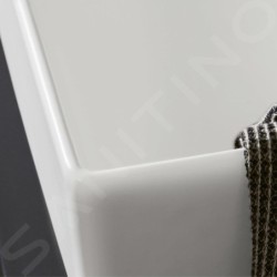 Villeroy & Boch Memento 2.0 - Double vasque 1000x470 mm, avec trop-plein, 2 trous de robinetterie, CeramicPlus, blanc alpin