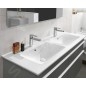 Villeroy & Boch Venticello - Meuble double vasque 1300x500 mm, avec trop-plein, 2 trous de robinetterie, CeramicPlus, blanc Villeroy & Boch Venticello - Meuble double vasque 1300x500 mm, avec trop-plein, 2 trous de robinetterie, CeramicPlus, blanc