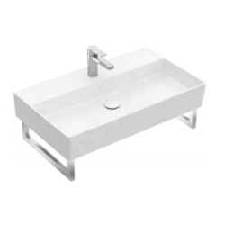 Villeroy & Boch Memento 2.0 - Lavabo 1000x470 mm, sans trop-plein, trou de robinetterie, CeramicPlus, blanc alpin 4A22A2R1