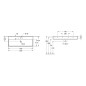 Villeroy & Boch Memento 2.0 - Lavabo 1200x470 mm, sans trop-plein, trou de robinetterie, CeramicPlus, blanc alpin 4A22C2R1 Villeroy & Boch Memento 2.0 - Lavabo 1200x470 mm, sans trop-plein, trou de robinetterie, CeramicPlus, blanc alpin 4A22C2R1