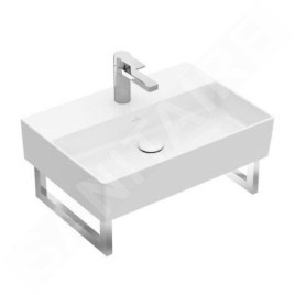 Villeroy & Boch Memento 2.0 - Lavabo 500x420 mm, sans trop-plein, trou de robinetterie, CeramicPlus, blanc alpin 4A2251R1