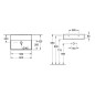 Villeroy & Boch Memento 2.0 - Lavabo 600x420 mm, sans trop-plein, sans trou de robinetterie, blanc alpin 4A226301 Villeroy & Boch Memento 2.0 - Lavabo 600x420 mm, sans trop-plein, sans trou de robinetterie, blanc alpin 4A226301