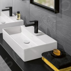 Villeroy & Boch Memento 2.0 - Lavabo 600x420 mm, sans trop-plein, trou de robinetterie, CeramicPlus, blanc alpin 4A2261R1