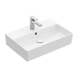 Villeroy & Boch Memento 2.0 - Lavabo 600x420 mm, avec trop-plein, trou de robinetterie, CeramicPlus, blanc alpin 4A2260R1