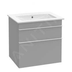 Villeroy & Boch Venticello - Lavabo 600x500 mm, avec trop-plein, sans trou de robinetterie, blanc alpin 41246201