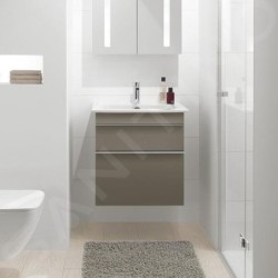 Villeroy & Boch Venticello - Lavabo 600x500 mm, avec trop-plein, trou de robinetterie, CeramicPlus, blanc alpin 412460R1