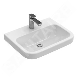 Villeroy & Boch Architectura - Lavabo 650x470 mm, sans trop-plein, trou de robinetterie, CeramicPlus, blanc alpin 418866R1