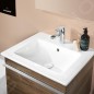 Villeroy & Boch Venticello - Lavabo 650x500 mm, avec trop-plein, trou de robinetterie, CeramicPlus, blanc alpin 412465R1 Villeroy & Boch Venticello - Lavabo 650x500 mm, avec trop-plein, trou de robinetterie, CeramicPlus, blanc alpin 412465R1